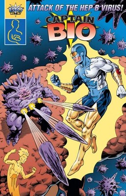 Captain Bio, Attack of the Hep B Virus #1 FN; Bio Comics | Hepatitus B - w/Bag+B