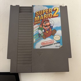 oval seal Super Mario Bros. 2  in box nintendo nes game  with sleeve and box 