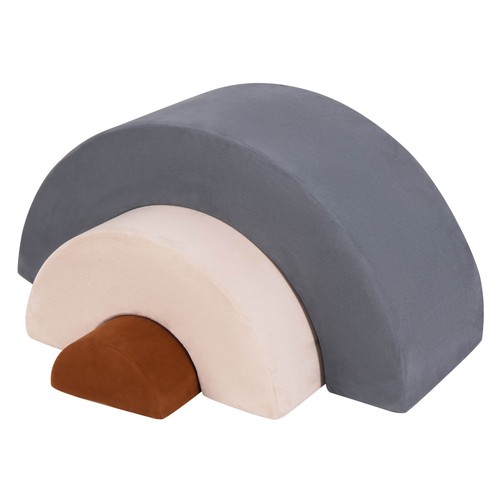 3 PCS Toddlers Climbing Toys w/Elastic Filling Baby Foam Blocks Crawling Tunnel - Picture 10 of 10