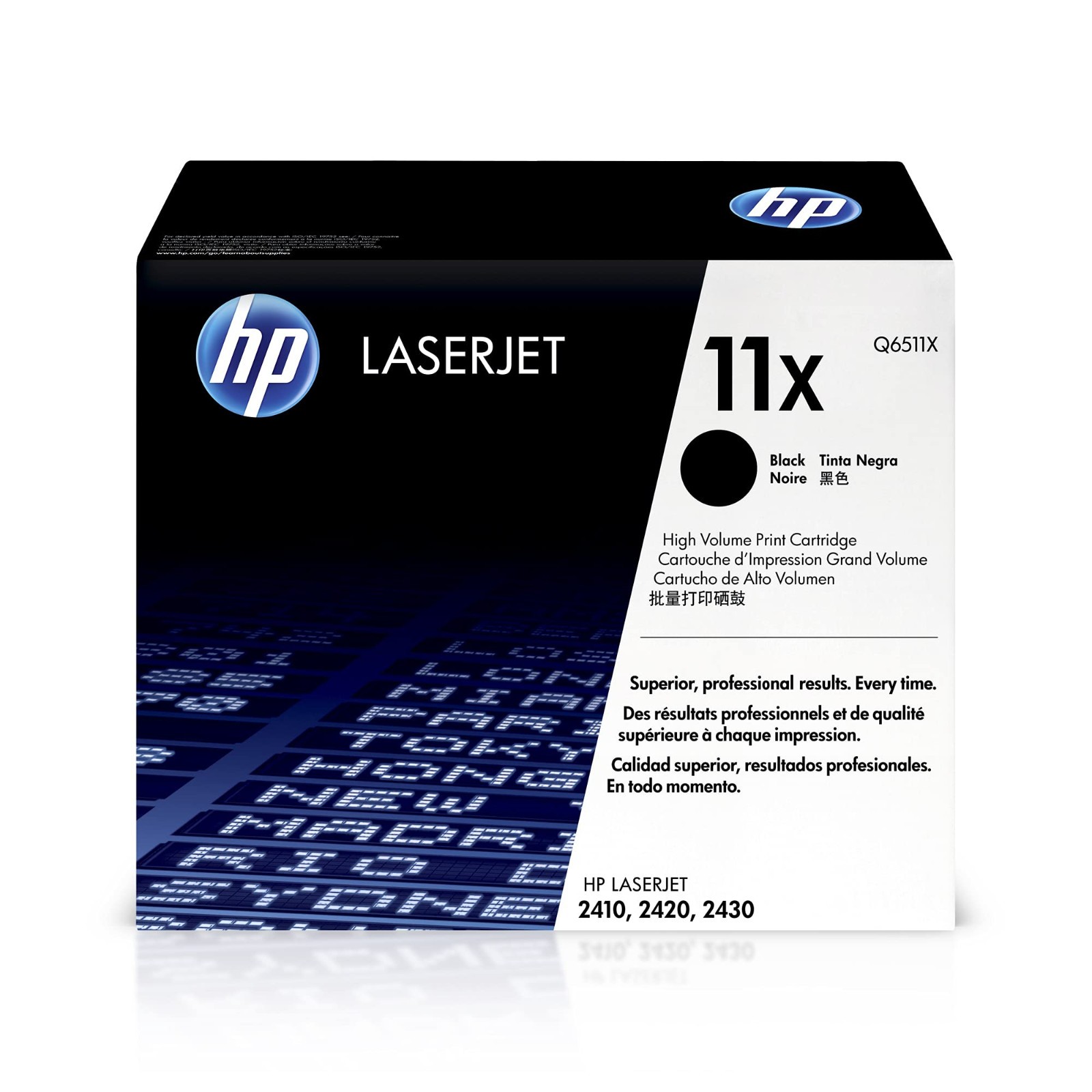Toner HP 11X noir original pour éviter les fuites d'encre et les pannes d'impression