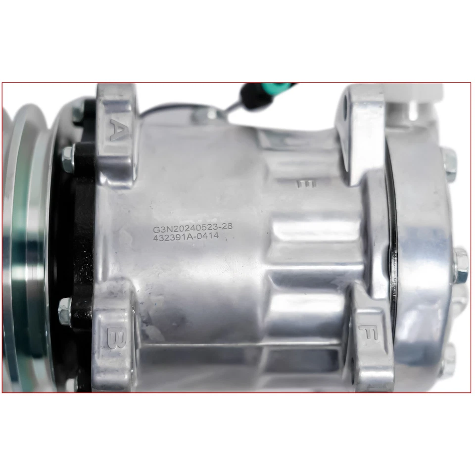 Compressor A/C 87026034 SD7H15 para International / Kenworth / Mack / New Holland - Imagem 4 de 4