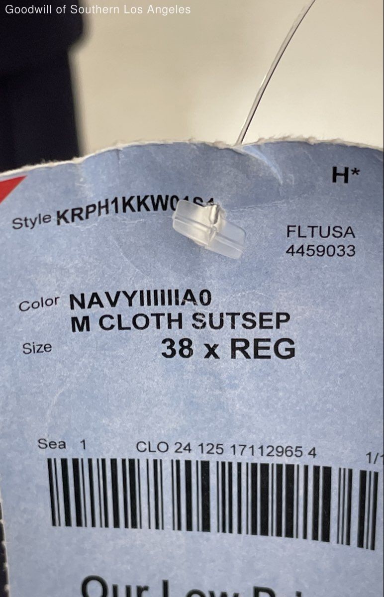 Michael Navy/Solid Jacket - Size 38 - image 2