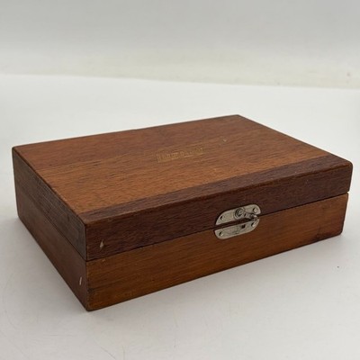Lufkin Rule Co No 299 Universal Dial Test Indicator Wooden Storage Case Box Only