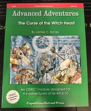 The Curse of the Witch Head Advanced Adventures AA 3 OSRIC d d module