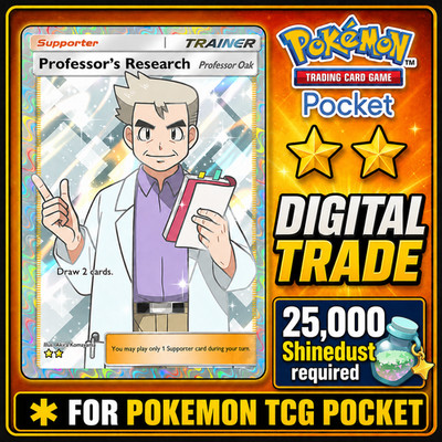 [ENG] Pokemon Pocket TCG - Full Art Professor s Research |    Oak Digital Trade