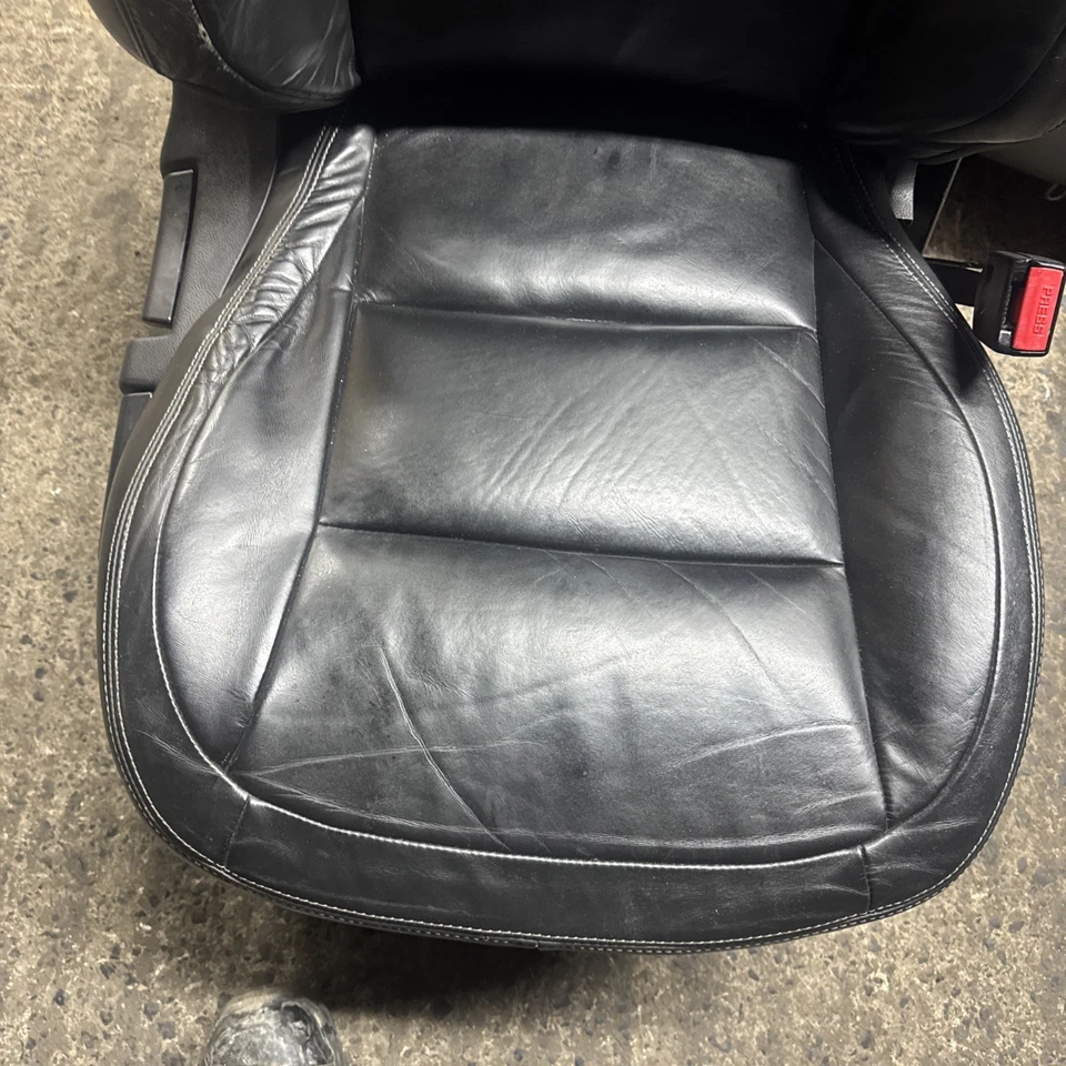 NISSAN QASHQAI J10 MK1 2010-2013 5 SEATS FRONT AND REAR SEATS BLACK LEATHER - Image 3 of 4