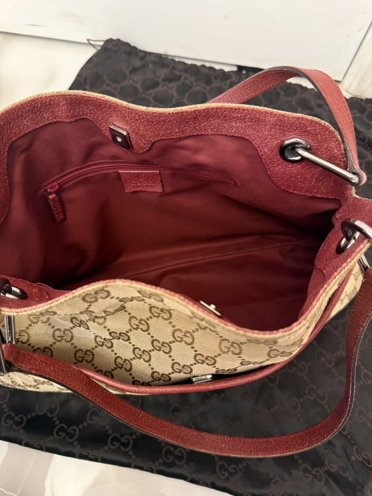 Authentic Vintage Gucci Eclipse Shoulder Bag - image 5