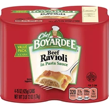 Chef Boyardee Beef Ravioli, 15 Oz, 4 Pack FREE SHIPPING