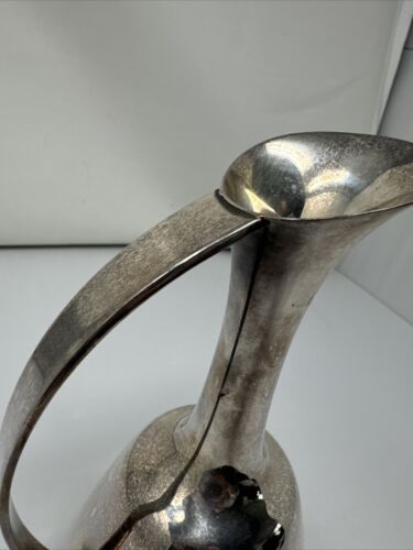 DANISH MODERNIST Silver Plated MINI JUG Pitcher Vintage - Picture 2 of 3