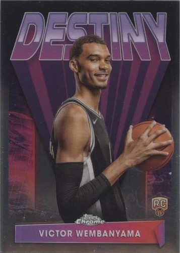 2023-24 Topps Chrome - Destiny Victor Wembanyama Card #D-1 Green 