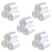 Idotry 1500 Counts Trash Bags - 4 Gallon Plastic Garbage Bags 17.71" X 21.65"