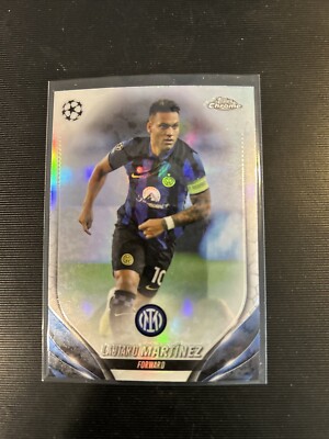 LAUTARO MARTINEZ 2023-24 TOPPS CHROME UEFA SP REFRACTOR FREE SH #143