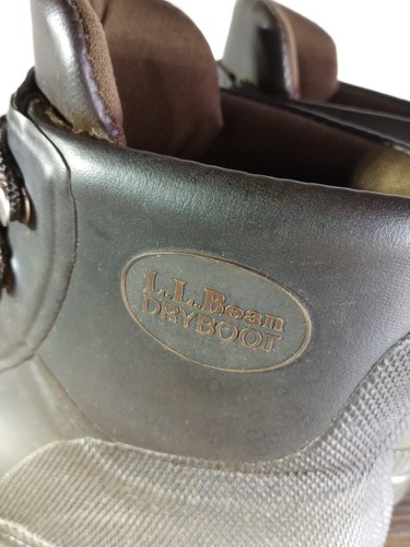 Vintage LL BEAN Women's 7" Brown Dry Boots Handmade by Viking size 41 EU-9.5 US - Picture 4 of 16