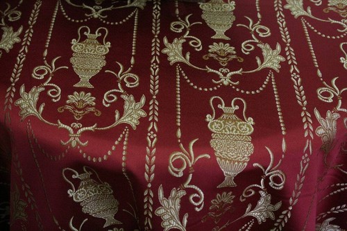 Jacquard Stoff Monte Carro rot Polsterung und Vorhänge, Meterware, 58" breit - Bild 11 von 17
