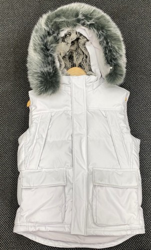 JORDAN CRAIG (MENS) LIGHT GREY YUKON FUR LINED PUFFER VEST