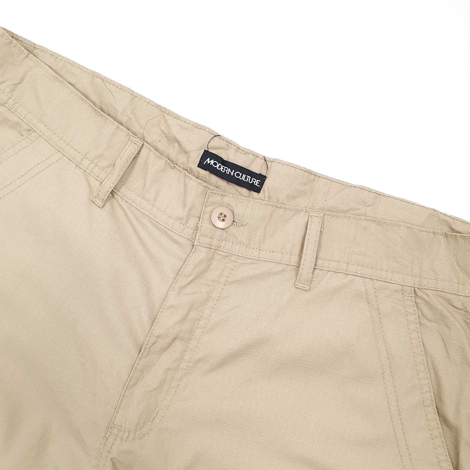 MODERN CULTURE Beige Cargo Workwear Shorts Mens W38 image 3