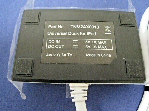 PANASONIC - TNM2AX0016 - Universal-Dock for iPod - Use only for TV - Bild 2 von 6