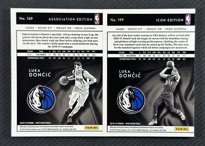 その他 2018-19PANINI NOIR RC  DONCIC &  YOUMG 2018-19 Panini Noir LUKA DONCIC #5/25 Vintage Art Silver