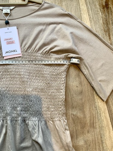 Monki Women’s Top Size M (UK 12-14) Brand New With Tag Pretty Shirred Detail - Picture 5 of 11