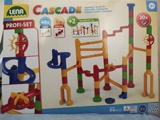 Lena 65290 x Cascade  Kugelbahn Speed, Murmelbahn aus Kunststoff, Baukasten