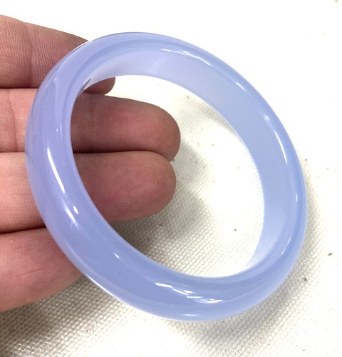Certified nature lavender hetyian jade jadeite Women's Bangle Bracelet 58mm - Picture 2 of 5
