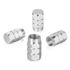 4x Aluminum Car Tire Valve Caps Tyre Valve Stem Cover Air Dust Wheel Rim Caps