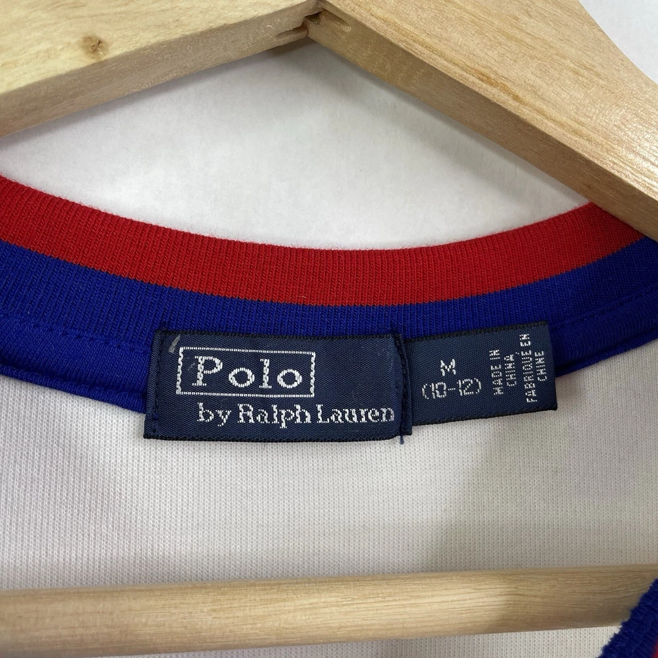 Polo Hi Tech Polo Bear de Ralph Lauren Estilo Años 90 Deportivo Niños Suéter Talla Mediana Foto 4 de 4