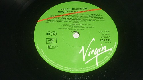Ryuichi Sakamoto - Bande Originale Du Film "Furyo" - OST - VG+ - Imagen 8 de 8