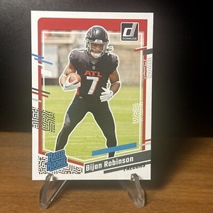 2023 Panini Donruss - Rated Rookie Press Proof Yellow #305 Bijan Robinson (RC)