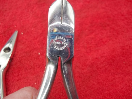 Juego de 3 ALICATES/CORTADORES DE ALAMBRE PEERLESS TOOL CO VINTAGE hechos en Alemania (DA-251) - Imagen 3 de 4