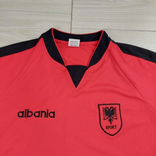 Maglia Home Nazionale Calcio Albania Grande Rossa Futbol Sportiva Atletica Stoppino - Foto 2 di 6