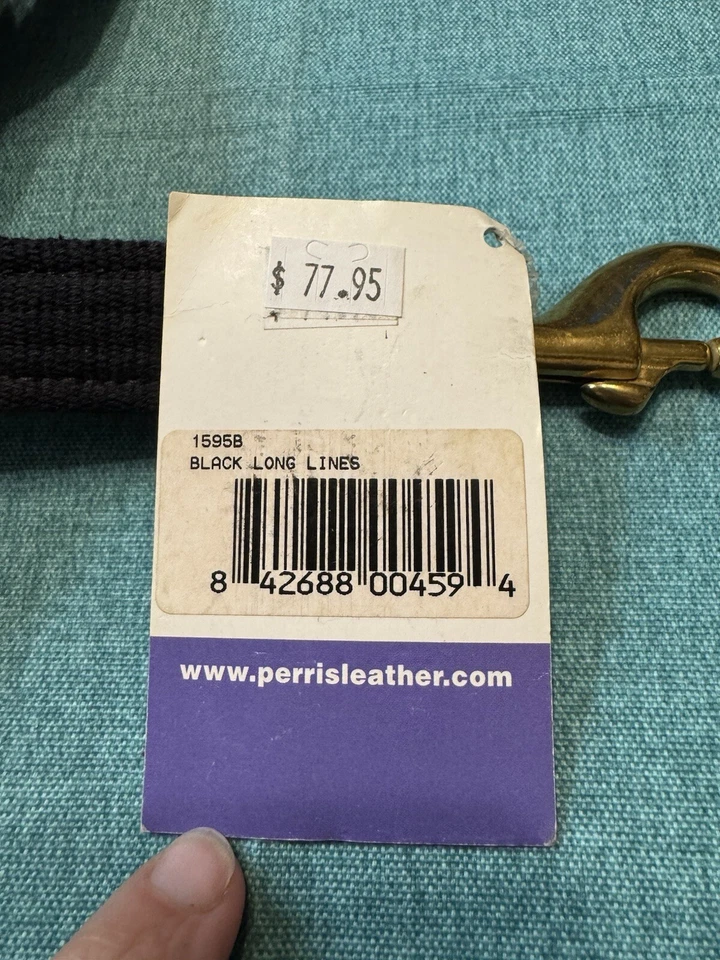 New with tags Perris Black Webbed Long Lines - Image 2 of 2