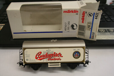 MÄRKLIN HO H0 4422 BIERWAGEN BUDWEISER BIER TOP!OVP! MA695/07