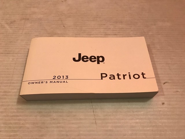 2013 JEEP PATRIOT Owners Manual FACTORY GUIDE BOOK OEM | eBay