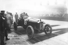 Sunbeam Jean Chassagne 1913 French Grand Prix at Amiens photograph racing photo