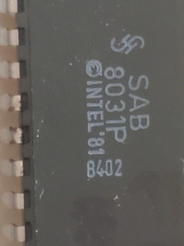 Siemens SAB 8031P Microcontroller IC 3 40-Pin DIP  1984 date code - Picture 3 of 3