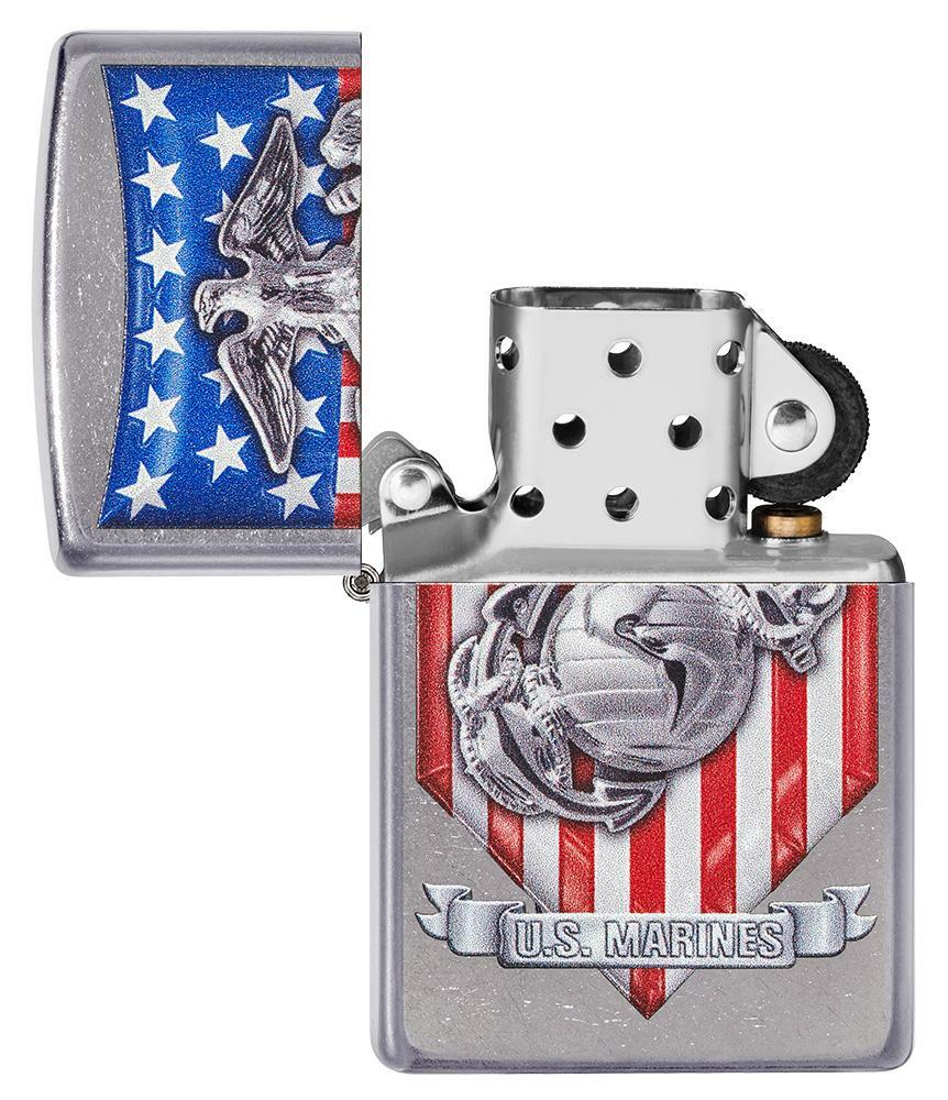 Zippo Windproof U.S. Marine Corp. Lighter With USMC Logo Zippo Windproof U.S. Marine Corp. Lighter With USMC Logo