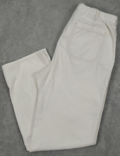 Pilcro Pants Women's 32T The Roamer White Straight Leg Cargo Style Anthropologie