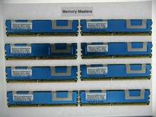 495604-B21 64GB (8X8GB) PC2-5300 FBDIMM HP ProLiant BL460c, BL460C G5 TESTED