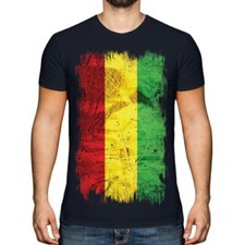 CAMISETA BOLIVIA GRUNGE FLAG HOMBRE TOP BULIWYA VOLÍVIA WULIWYA BOLIVIANA