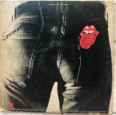 The Rolling Stones - Sticky Fingers - 1971- RARE WHITE LABEL