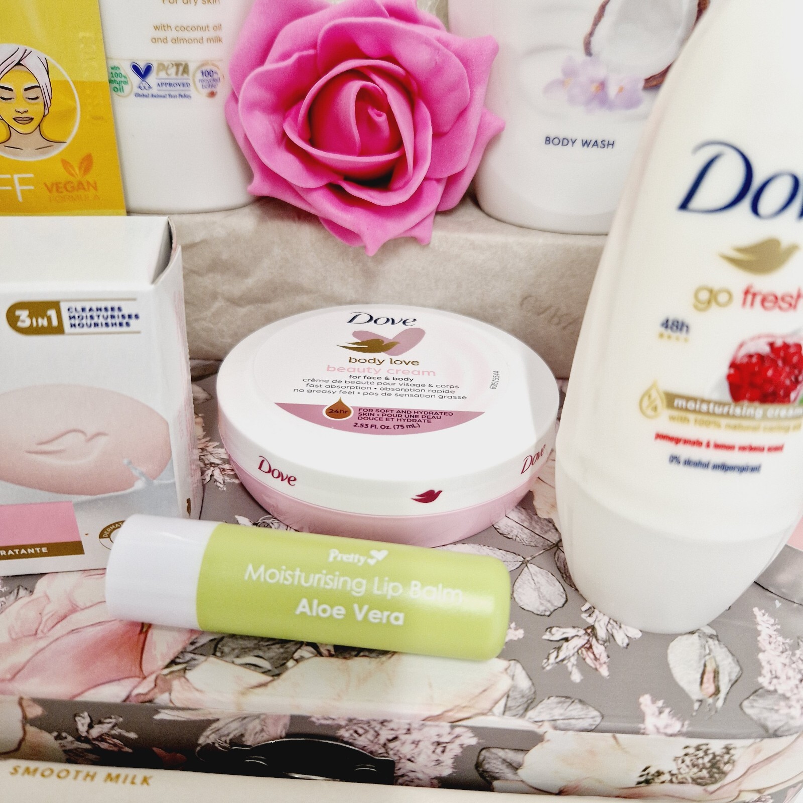 Womens Dove Gift Set Pamper Hamper Spa Box For Her Mothers day Valentine's Day eBay