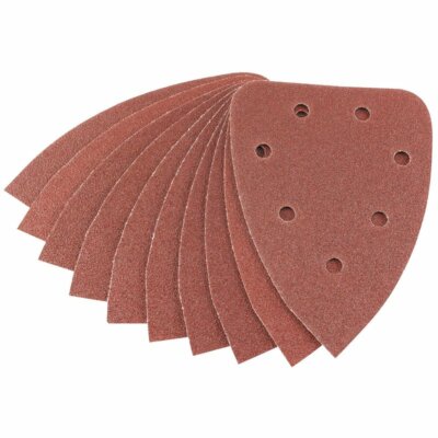 Draper 98 x 141 mm Schleifblätter Klett (10er Pack) für Multischleifer