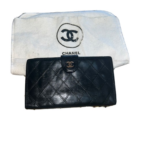 Chanel used long wallet Gem