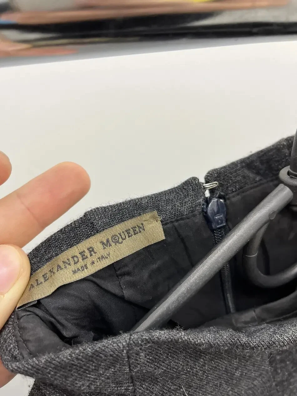 Abito Alexander McQueen in lana con tasche taglia S