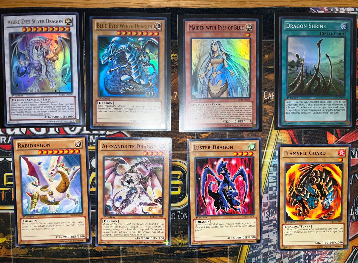 yugioh saga of blue eyes structure deck Yugioh Structure Deck Saga of the Blue-Eyes White Dragon 1st Edition NM