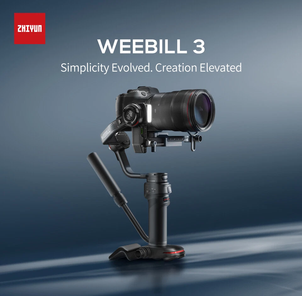 Zhiyun Weebill 2 Pro 3 3S Combo 3-Axis Gimbal Stabilizer for Canon Nikon Sony  - Image 2 of 4