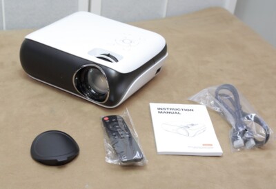 HOPVISION H1 Beamer, Topvision Full HD 1080P Bluetooth USB 4K Unterstützt