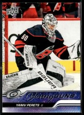 2023-24 Upper Deck Young Guns Yaniv Perets Rookie Carolina Hurricanes #714