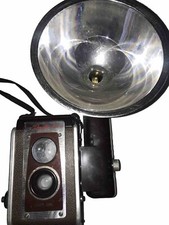 Vintage Kodak Duaflex IV Film Camera With Strap And Kodalite Flasholder Untested